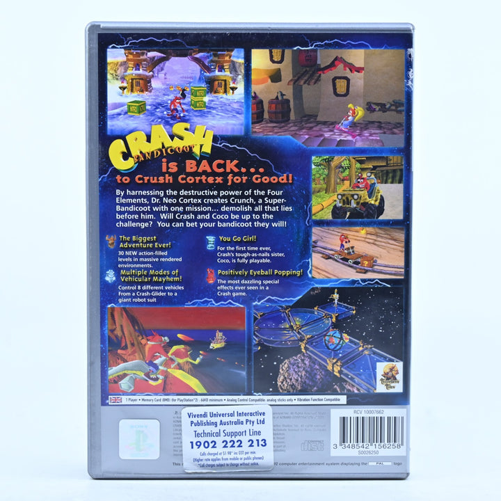 Crash Bandicoot: The Wrath of Cortex - PS2 Game - No Manual - PAL - MINT DISC!