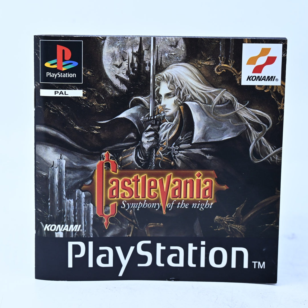 Castlevania: Symphony of the Night - PS1 Game + Manual - PAL - MINT DISC!