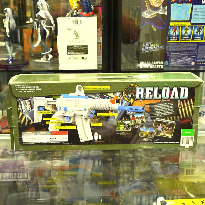 Boxed Reload + Extreme Assault Rifle - Nintendo Wii Game + Manual - PAL