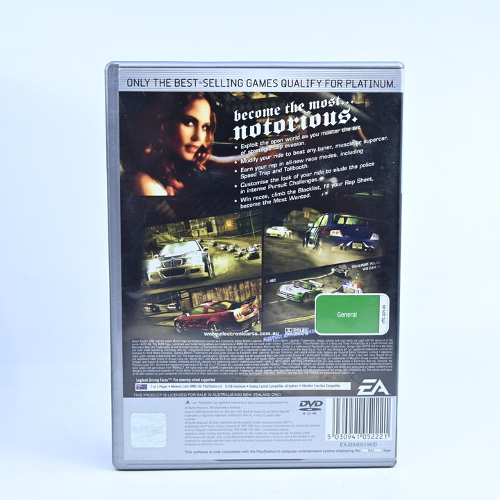 Need for Speed: Most Wanted - Sony Playstation 2 / PS2 Game + Manual - PAL