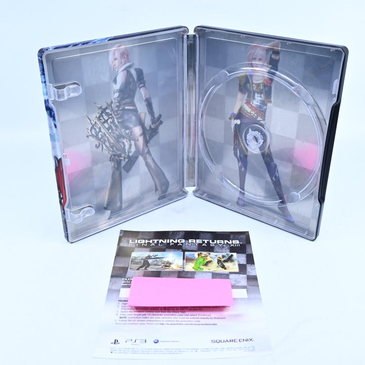 Final Fantasy XIII Lightning Returns Steelbook - Sony Playstation 3 / PS3 Game