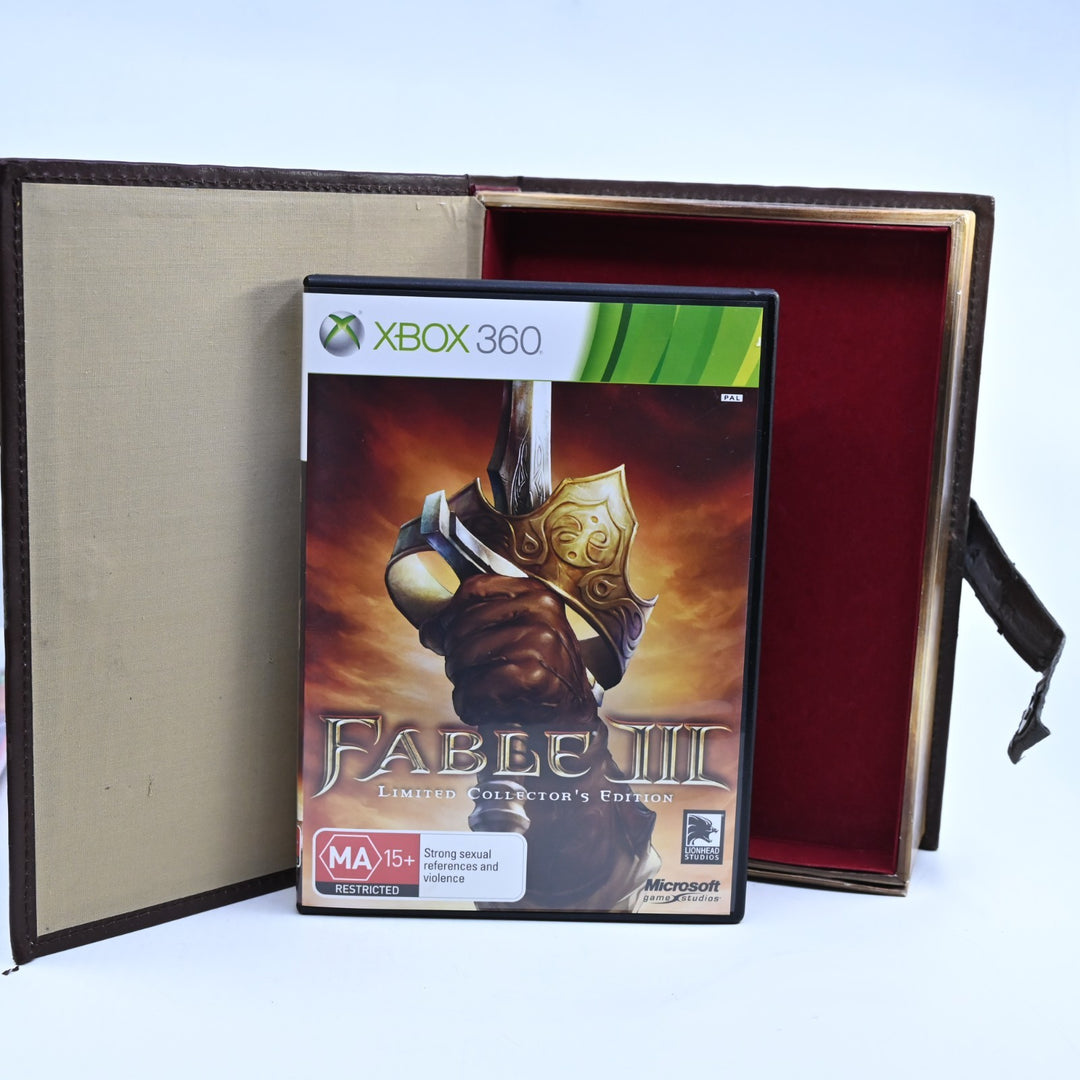 Fable III 3 Limited Collector's Edition - Xbox 360 Game + Manual - PAL