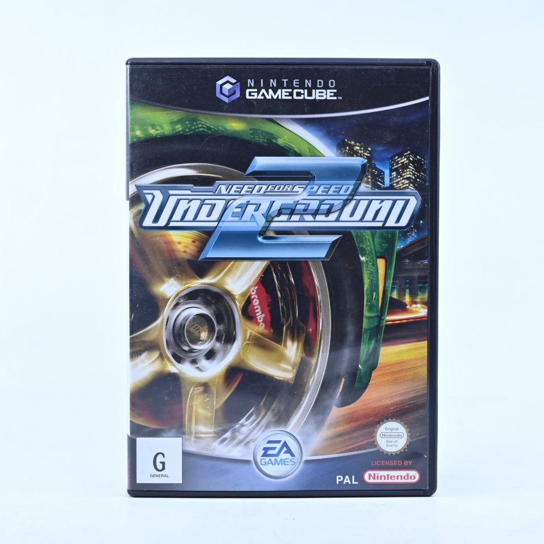 Need for Speed Underground 2 - Nintendo Gamecube Game + Manual - PAL