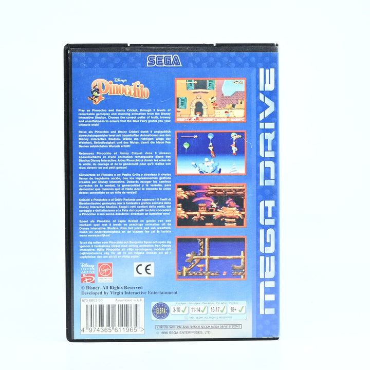 Disney's Pinocchio + Manual - Sega Mega Drive Game - PAL - FREE POST!