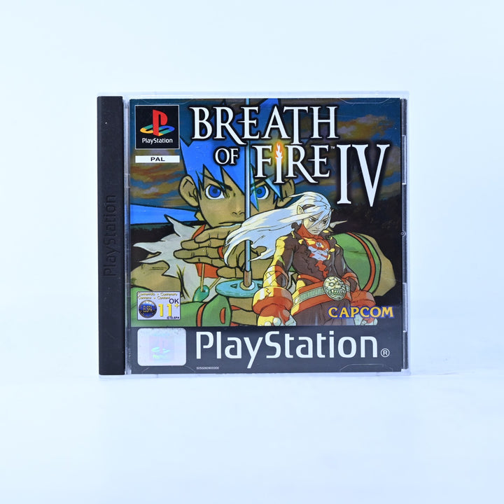 Breath of Fire IV - Sony Playstation 1 / PS1 Game + Manual - PAL - MINT DISC!