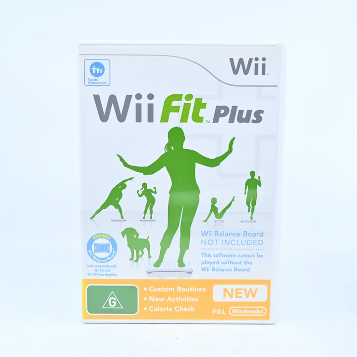 Wii Fit Plus - Nintendo Wii Game + Manual - PAL - MINT DISC!