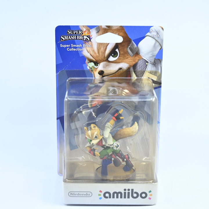 SEALED! Fox Amiibo - Super Smash Bros. Collection No.6 - Nintendo - Toy