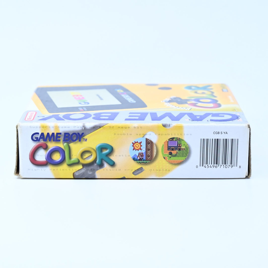 Dandelion Yellow Nintendo Gameboy Color Boxed Console - AUS PAL - Holo Label