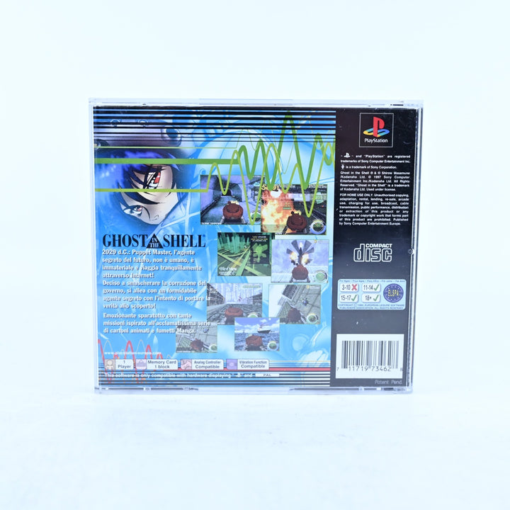 Ghost in the Shell - Sony Playstation 1 / PS1 Game + Manual - PAL MINT DISC ITA