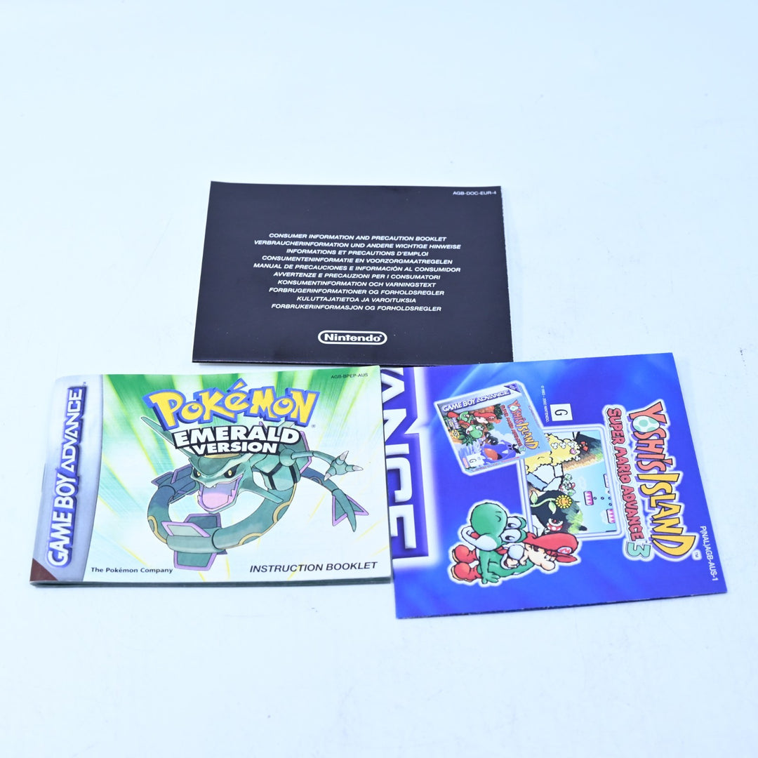 Pokemon Emerald Version - Nintendo Gameboy Advance / GBA Boxed Game - AUS PAL