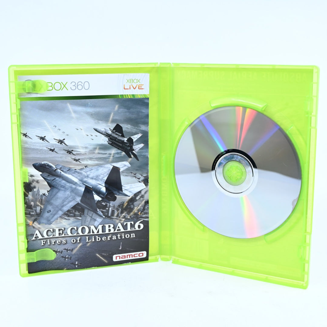 Ace Combat 6: Fires of Liberation - Xbox 360 Game + Manual - PAL - MINT DISC!