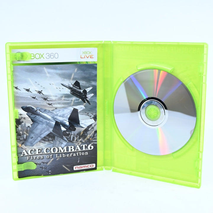 Ace Combat 6: Fires of Liberation - Xbox 360 Game + Manual - PAL - MINT DISC!