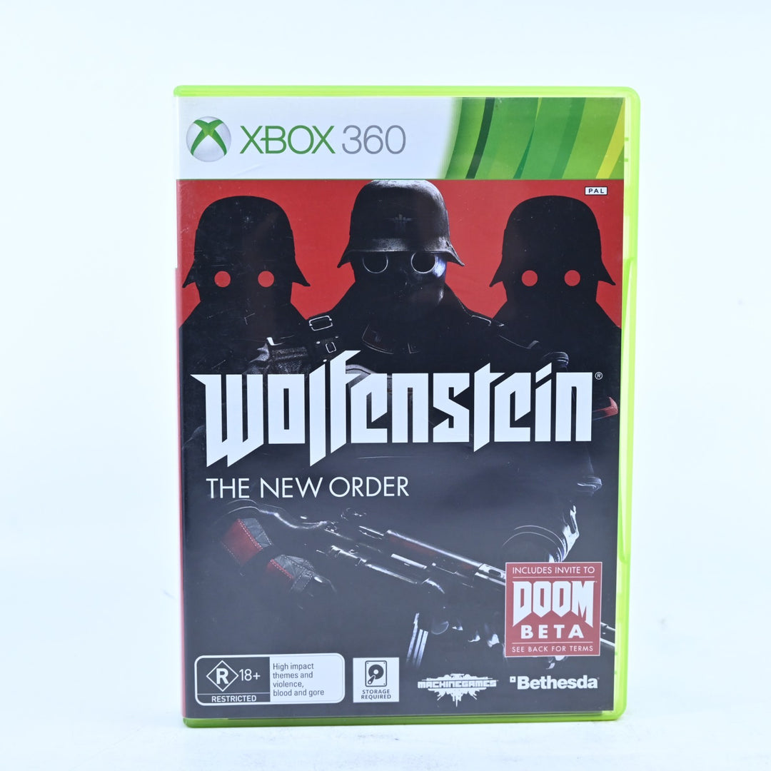 Wolfenstein The New Order - Big Case - Xbox 360 Game - No Manual - PAL