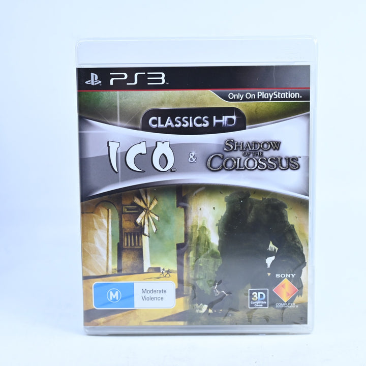 Ico & Shadow Of The Colossus Classics HD - SEALED! - PS3 Game - Cracked Case!