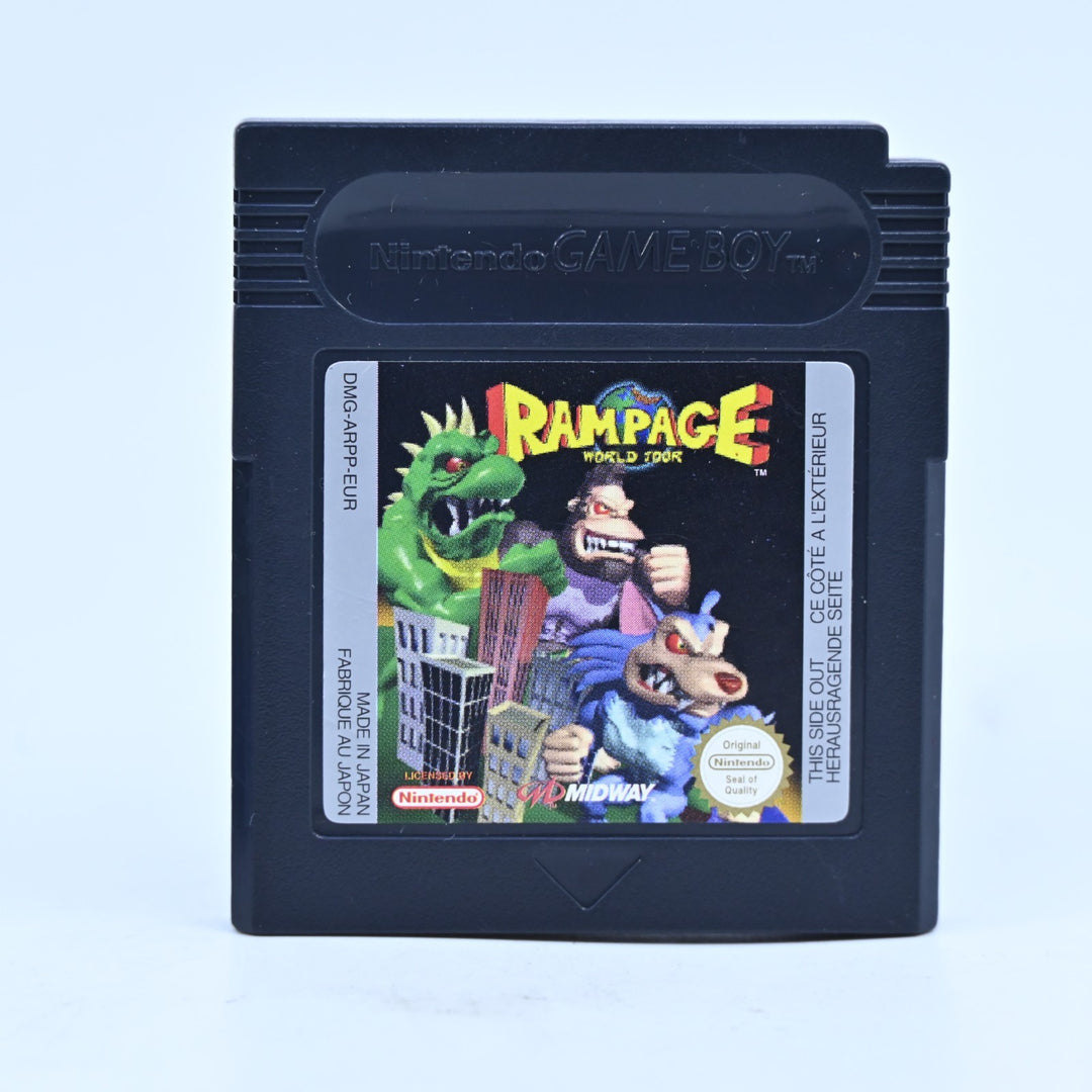 Rampage World Tour - Nintendo Gameboy Color Boxed Game - PAL - FREE POST!