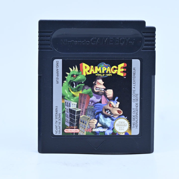 Rampage World Tour - Nintendo Gameboy Color Boxed Game - PAL - FREE POST!