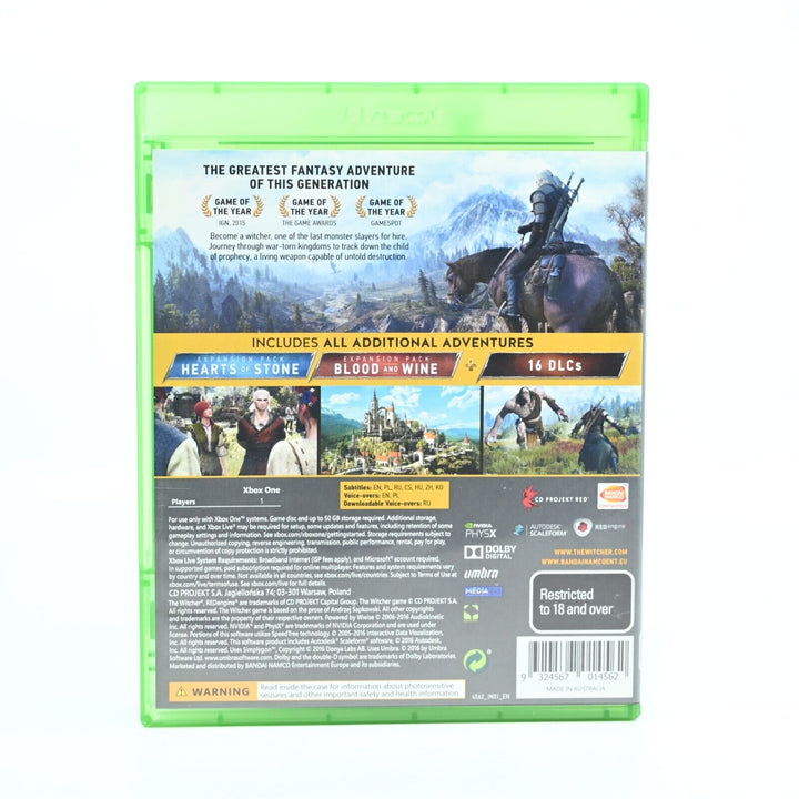 The Witcher 3: Wild Hunt GOTY Edition - Xbox One Game - PAL - FREE POST!