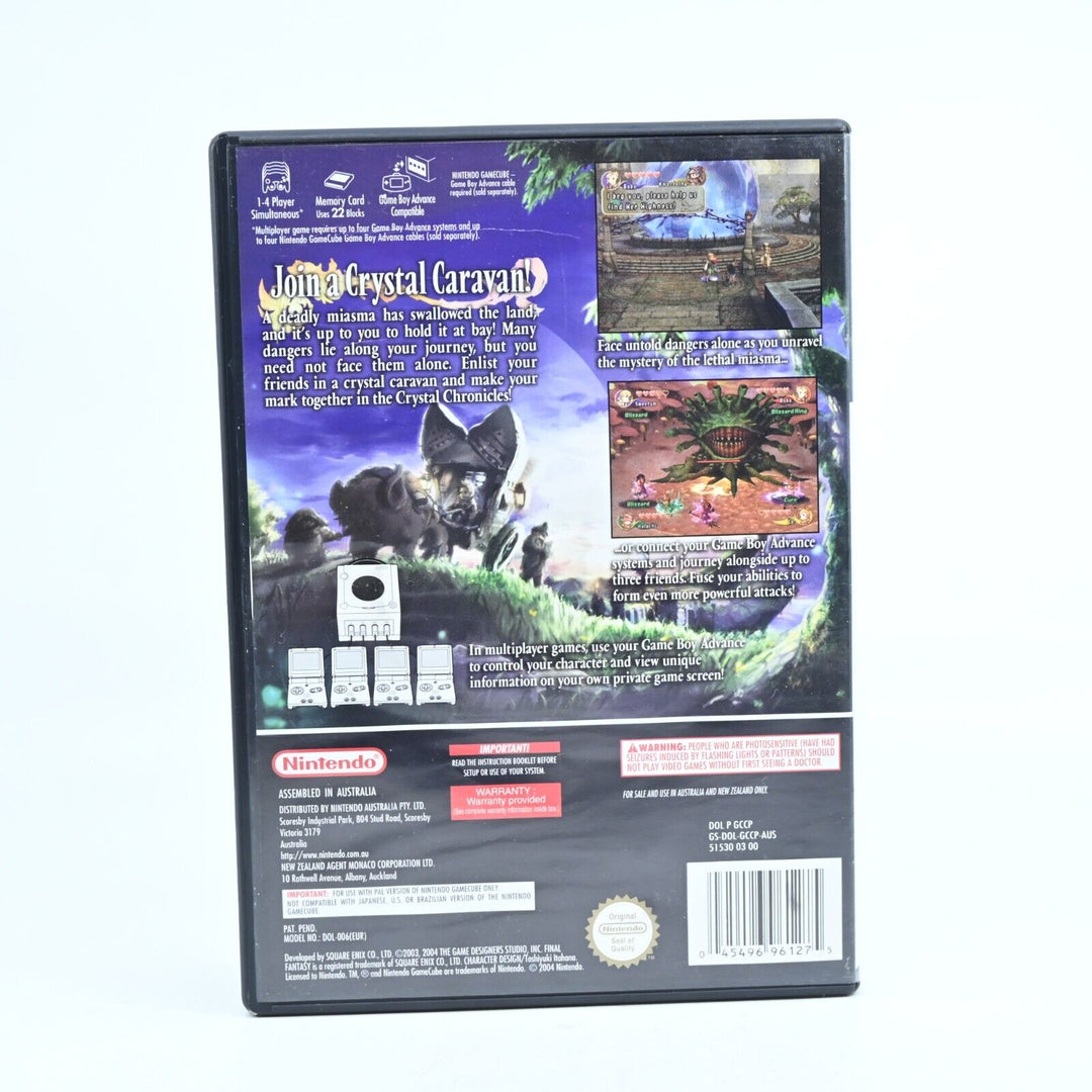 Final Fantasy Crystal Chronicles - Nintendo Gamecube Game + Manual - PAL