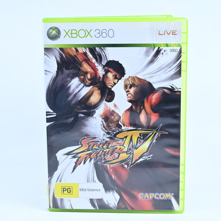 Street Fighter IV - Xbox 360 Game + Manual - PAL - NEAR MINT DISC!