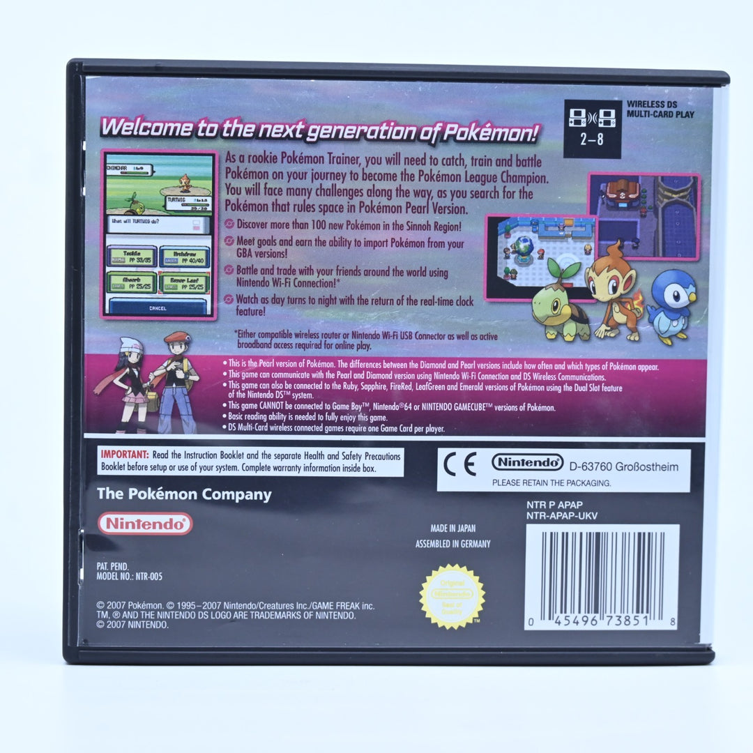 Pokemon Pearl - Nintendo DS Game - EU PAL + Manual - FREE POST!