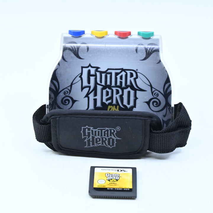 Guitar Hero On Tour + Grip Controller - Nintendo DS Game - PAL - FREE POST!