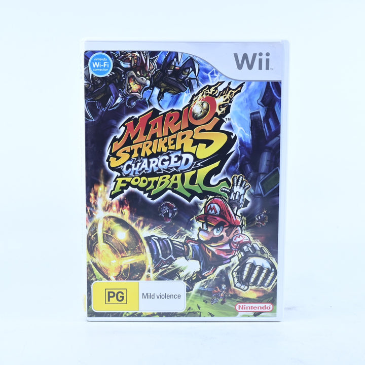 Mario Strikers Charged Football - Nintendo Wii Game + Manual - PAL - MINT DISC!