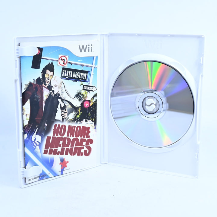 No More Heroes - Nintendo Wii Game + Manual - PAL - MINT DISC!