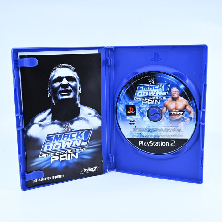WWE Smackdown: Here Comes the Pain - Sony Playstation 2 / PS2 Game + Manual