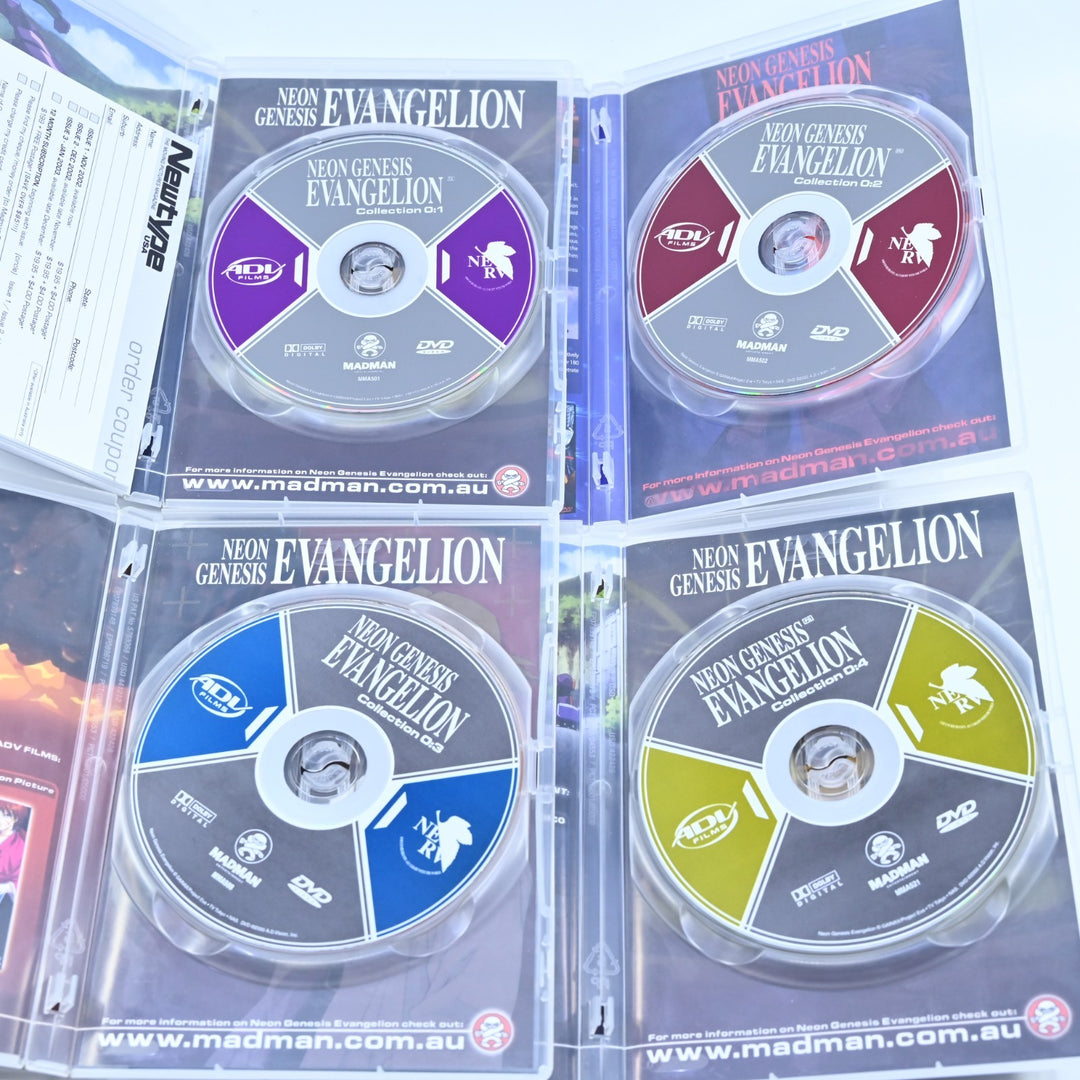 Neon Genesis Evangelion - Volumes 1 to 8 + Movies - Anime DVDs