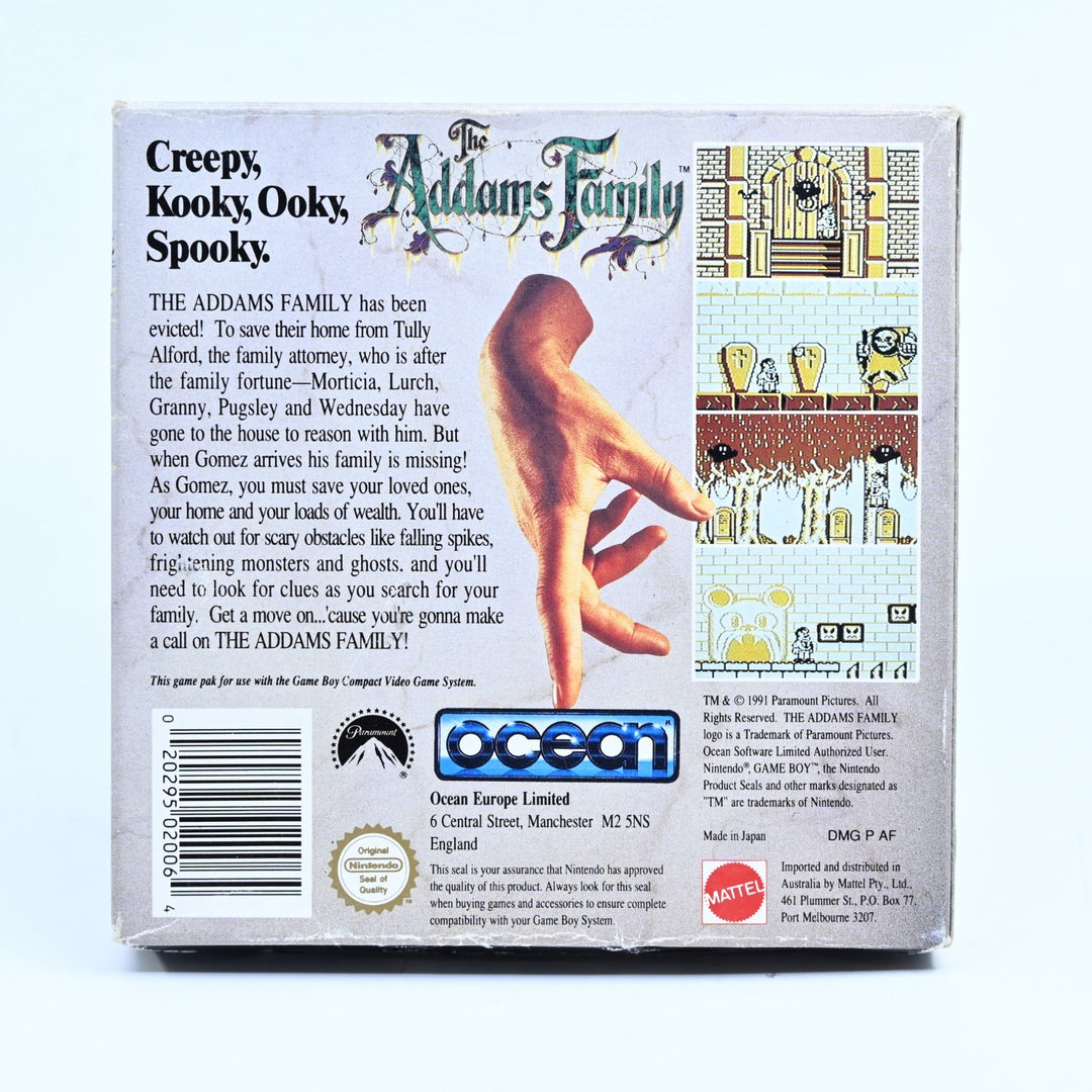 The Addams Family - Nintendo Gameboy Boxed Game - PAL - FREE POST!