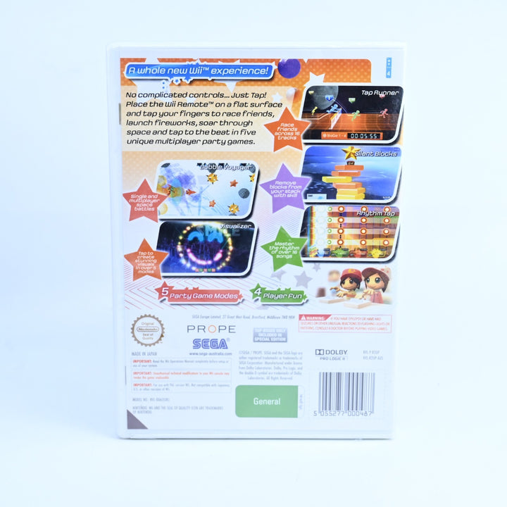 Let's Tap - SEALED! - Nintendo Wii Game + Manual - PAL - MINT DISC!