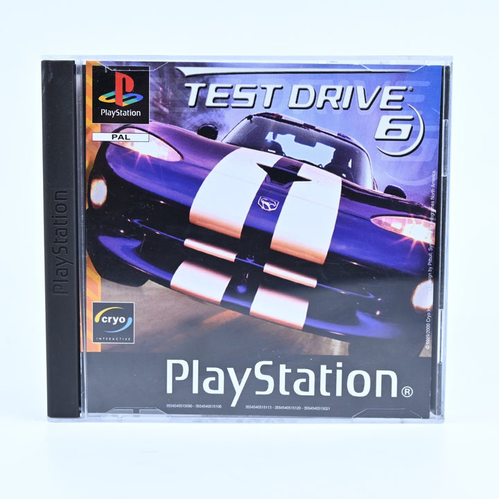 Test Drive 6 - Sony Playstation 1 / PS1 Game + Manual - PAL - MINT DISC!