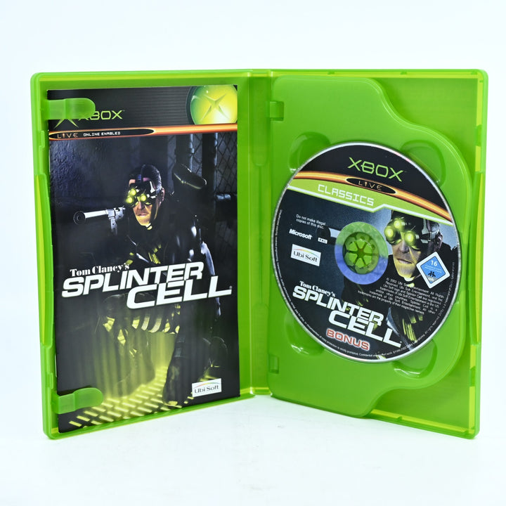 Tom Clancy's Splinter Cell - Original Xbox Game + Manual - PAL - MINT DISC!