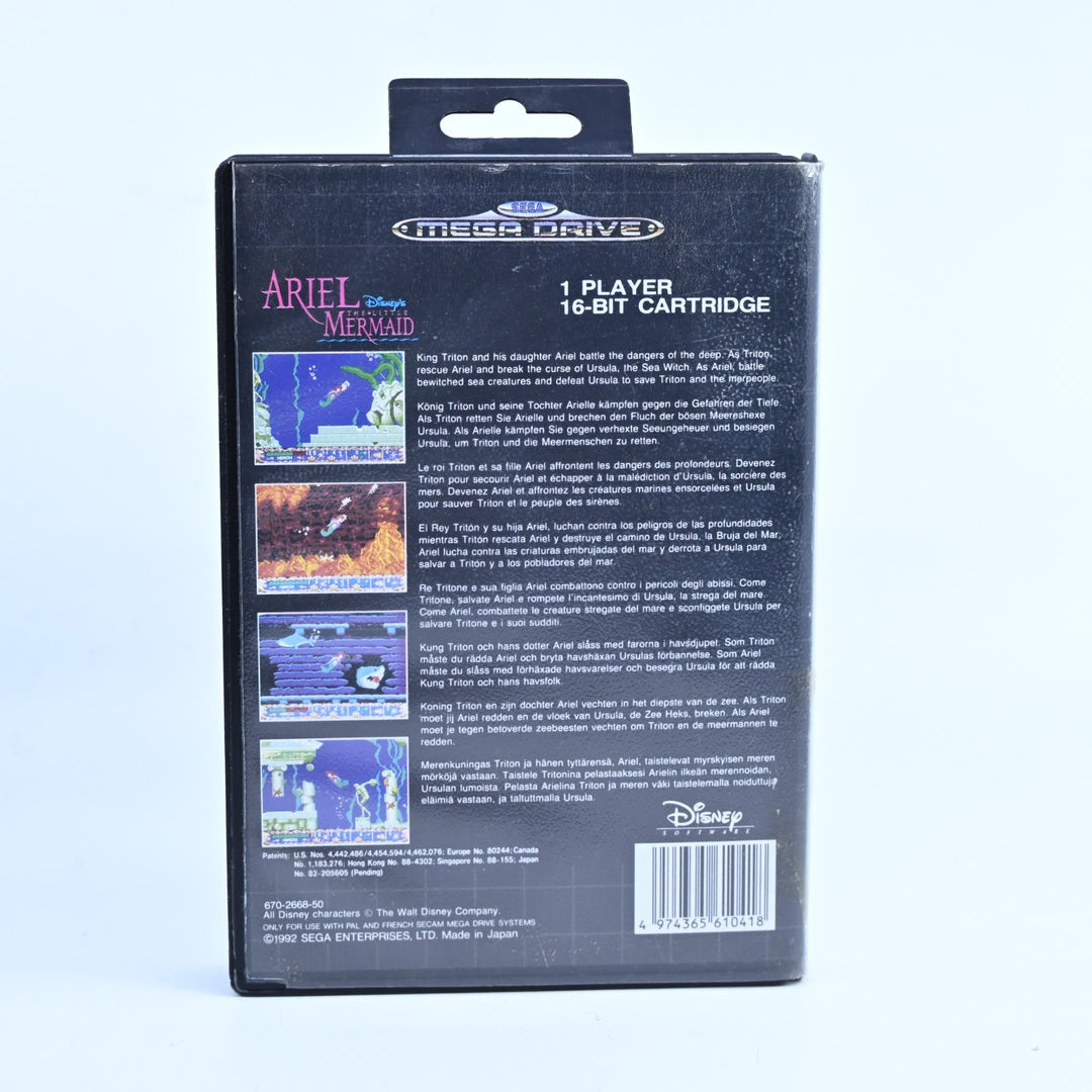 Ariel The Little Mermaid - Sega Mega Drive Game - No Manual - PAL - FREE POST!