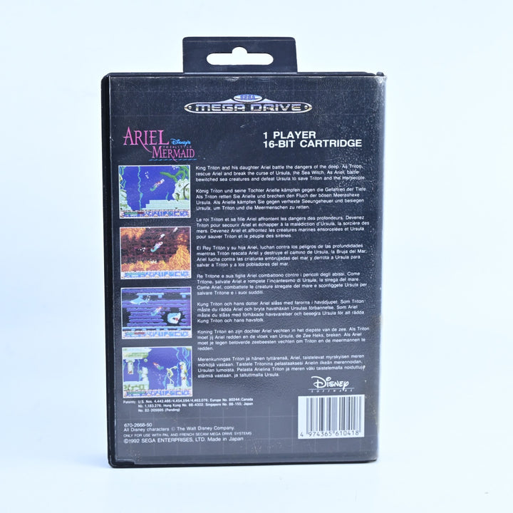 Ariel The Little Mermaid - Sega Mega Drive Game - No Manual - PAL - FREE POST!