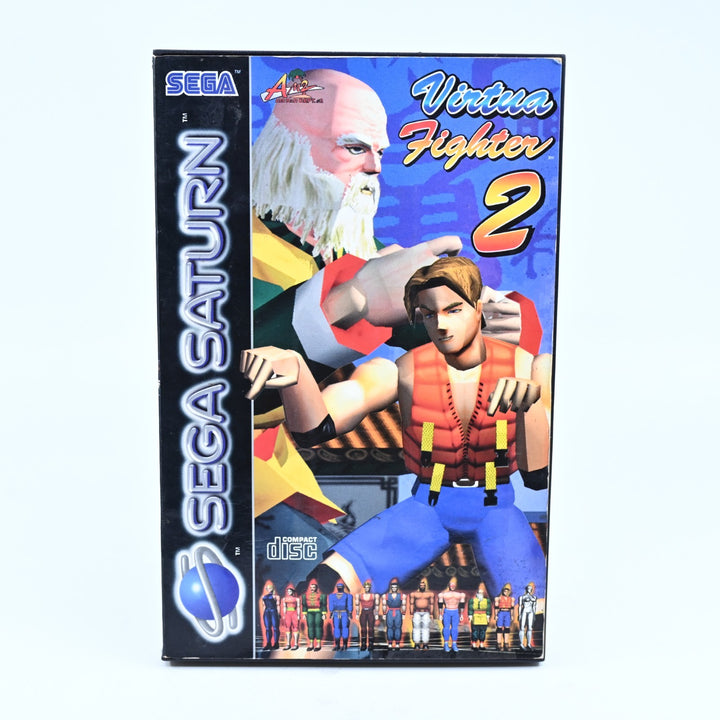 Virtua Fighter 2 - Sega Saturn Game + Manual - PAL - MINT DISC!