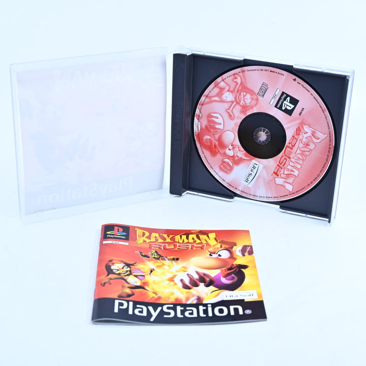Rayman Rush - Sony Playstation 1 / PS1 Game + Manual - PAL