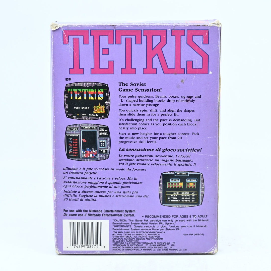 Tetris - Nintendo Entertainment System / NES Boxed Game - PAL - FREE POST!