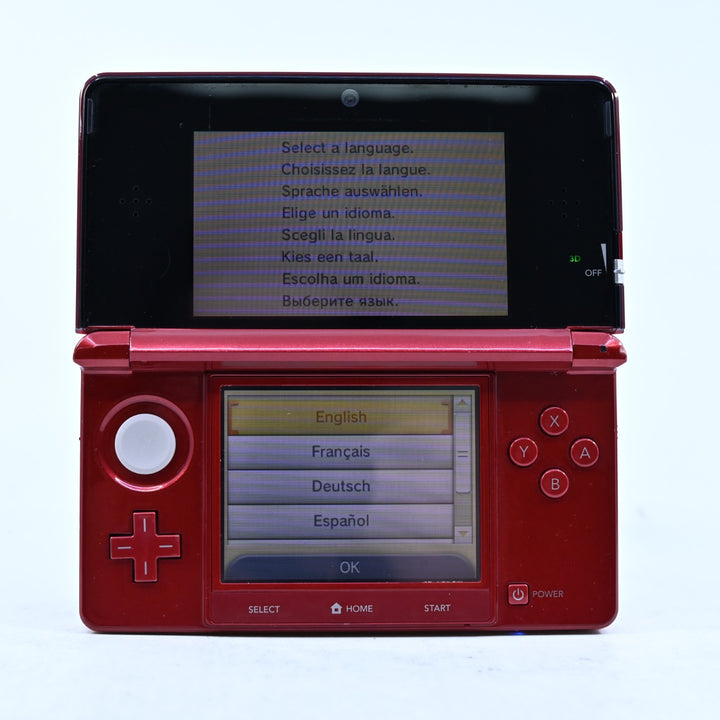 Flame Red - Nintendo 3DS Console - CTR-001 - PAL - FREE POST!