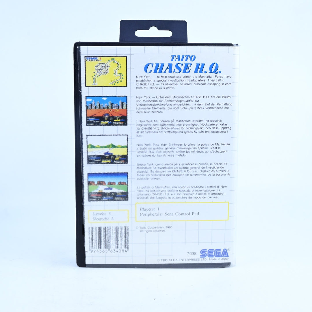Taito Chase HQ - Sega Master System Game - No Manual - PAL - FREE POST!