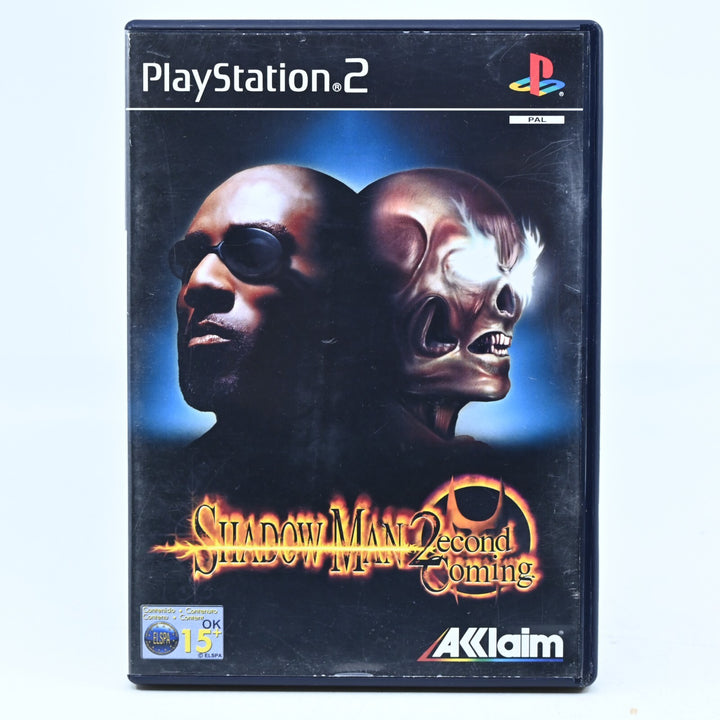 Shadow Man 2econd Second Coming Sony Playstation 2 PS2 Game + Manual - MINT DISC