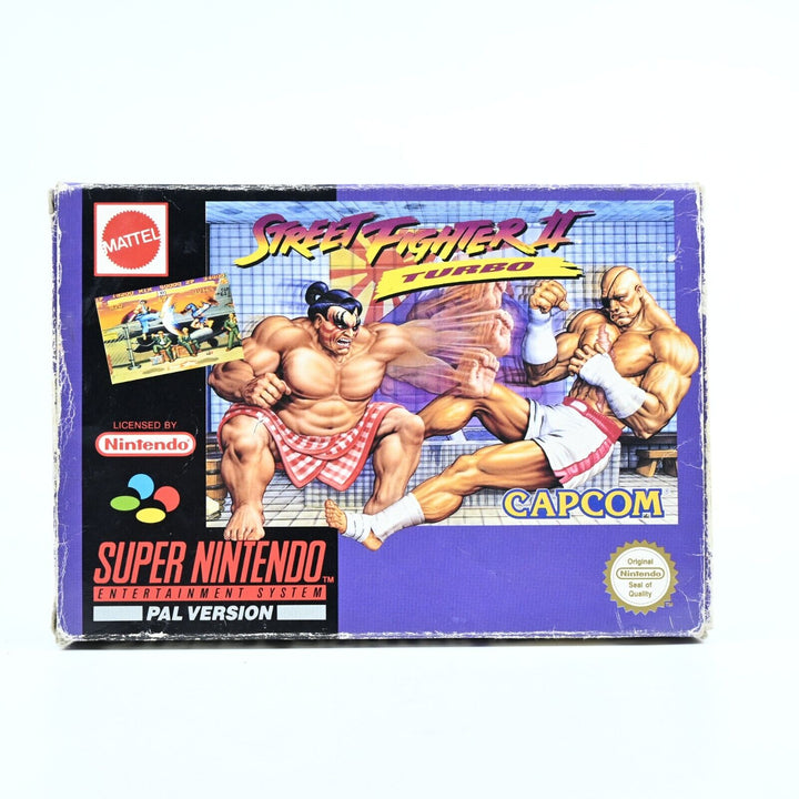 Street Fighter II Turbo - Super Nintendo / SNES Boxed Game - PAL - FREE POST!