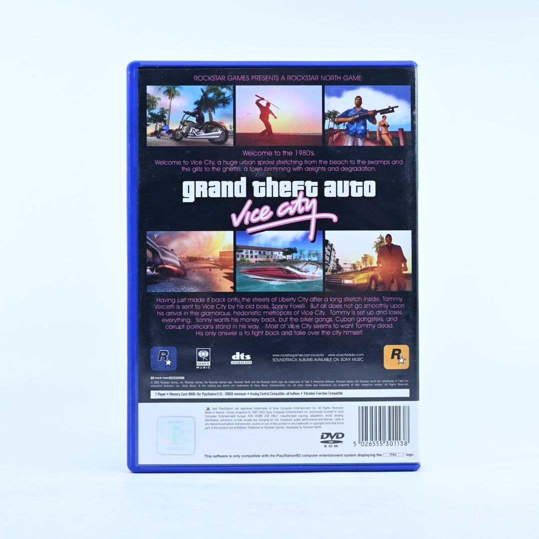 Grand Theft Auto: Vice City - Sony Playstation 2 / PS2 Game + Manual + Map - PAL