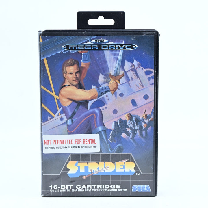Strider - Sega Mega Drive Game - No Manual - PAL - FREE POST!
