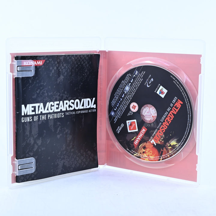 Metal Gear Solid 4: Guns of the Patriots - PS3 Game + Manual - MINT DISC!