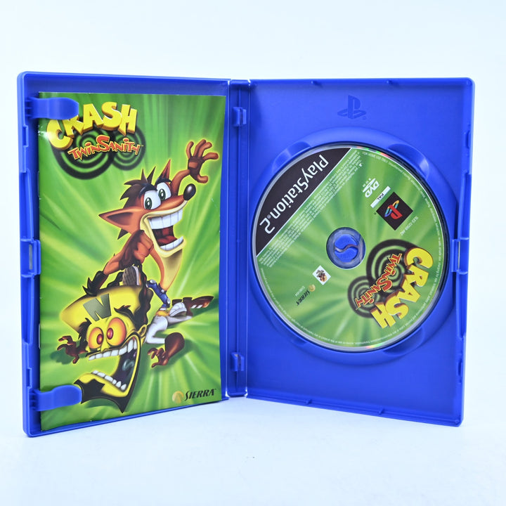 Crash Twinsanity - Sony Playstation 2 / PS2 Game + Manual - PAL - MINT DISC!