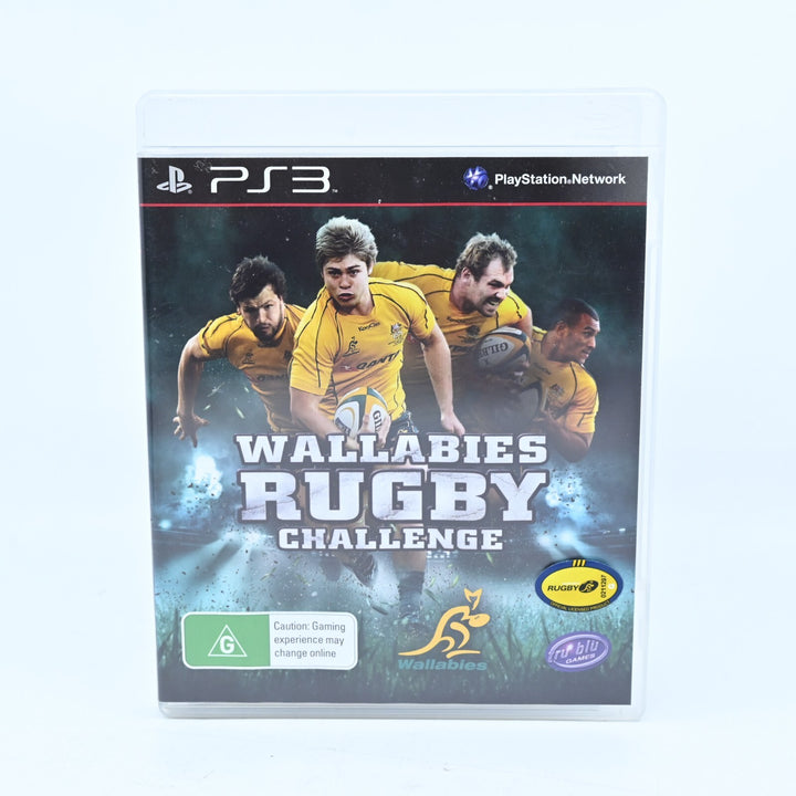 Wallabies Rugby Challenge - Sony Playstation 3 / PS3 Game + Manual - FREE POST!