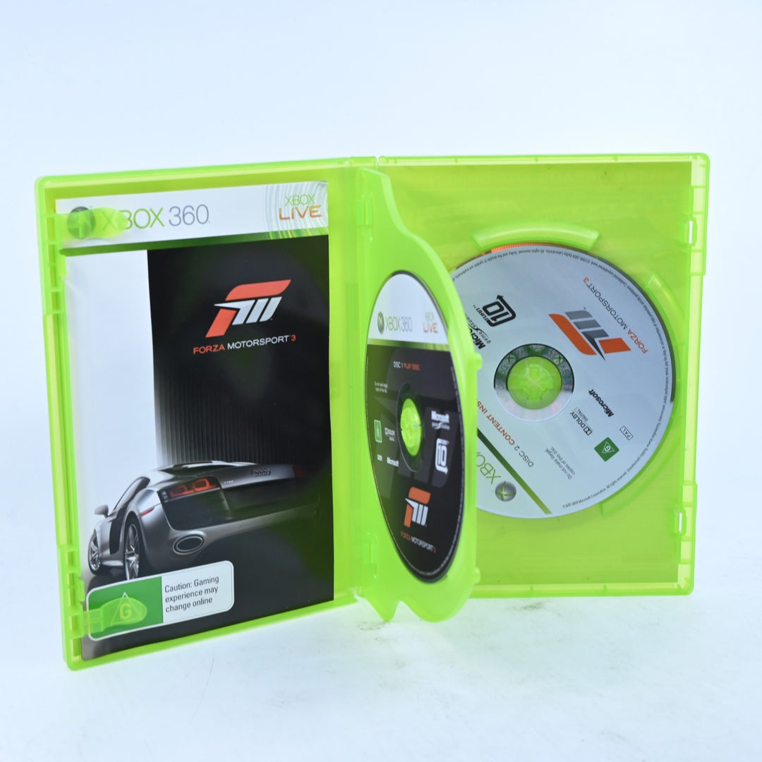 Forza Motorsport 3 - Xbox 360 Game + Manual - PAL - MINT DISC!