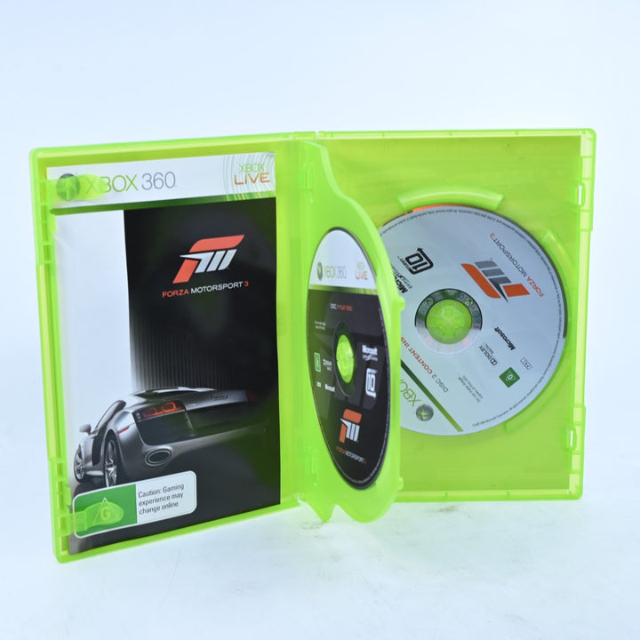 Forza Motorsport 3 - Xbox 360 Game + Manual - PAL - MINT DISC!