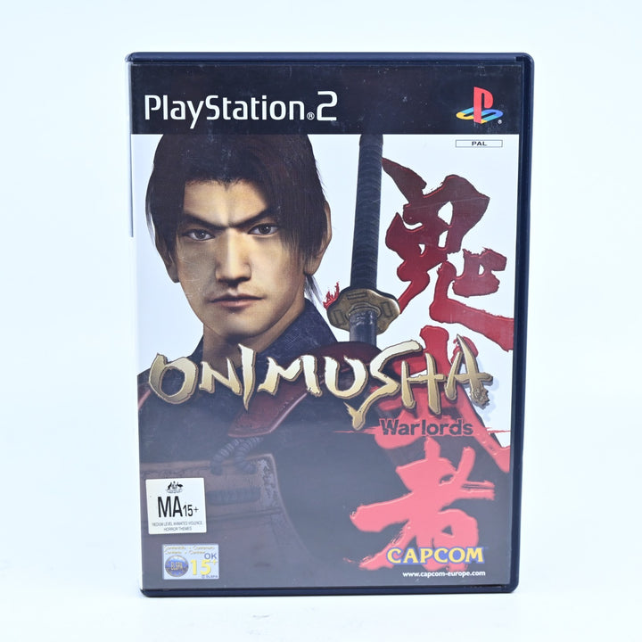 Onimusha Warlords - Sony Playstation 2 / PS2 Game + Manual - PAL - MINT DISC!